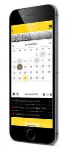 Salon suite mobile app - calendar
